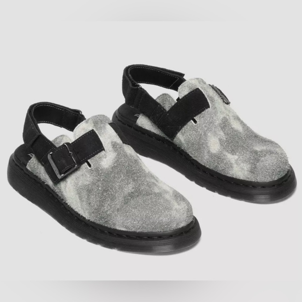 Dr. Martens JORGE II HAIRY SUEDE SLINGBACK MULE